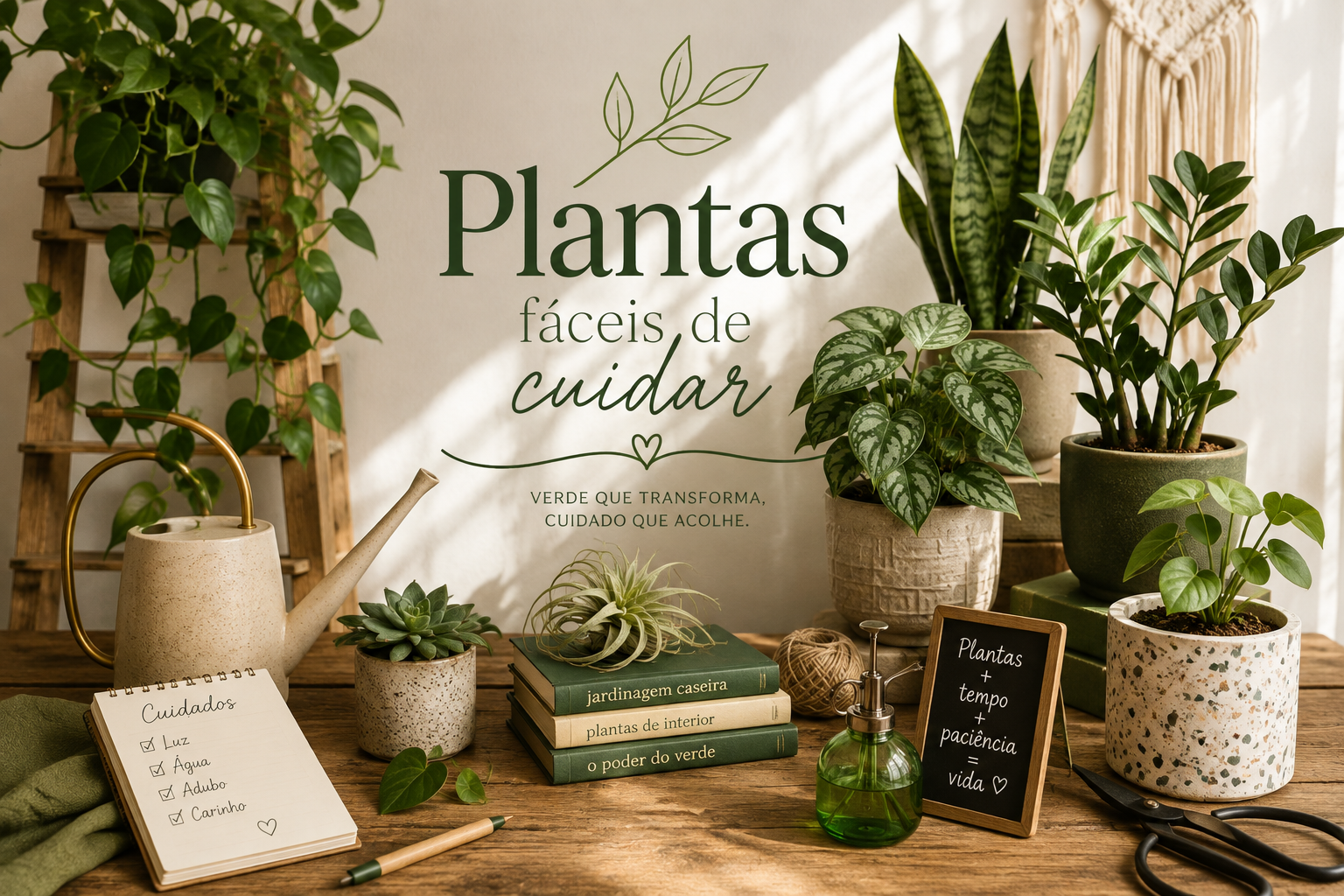 15 Plantas Fáceis de Cuidar para Quem Está Começando
