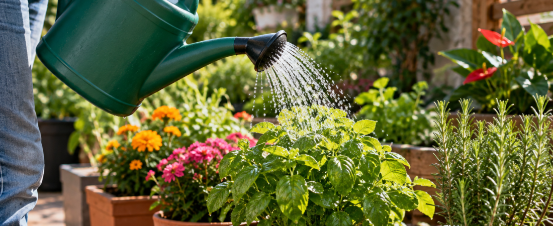 Como Regar Plantas Corretamente