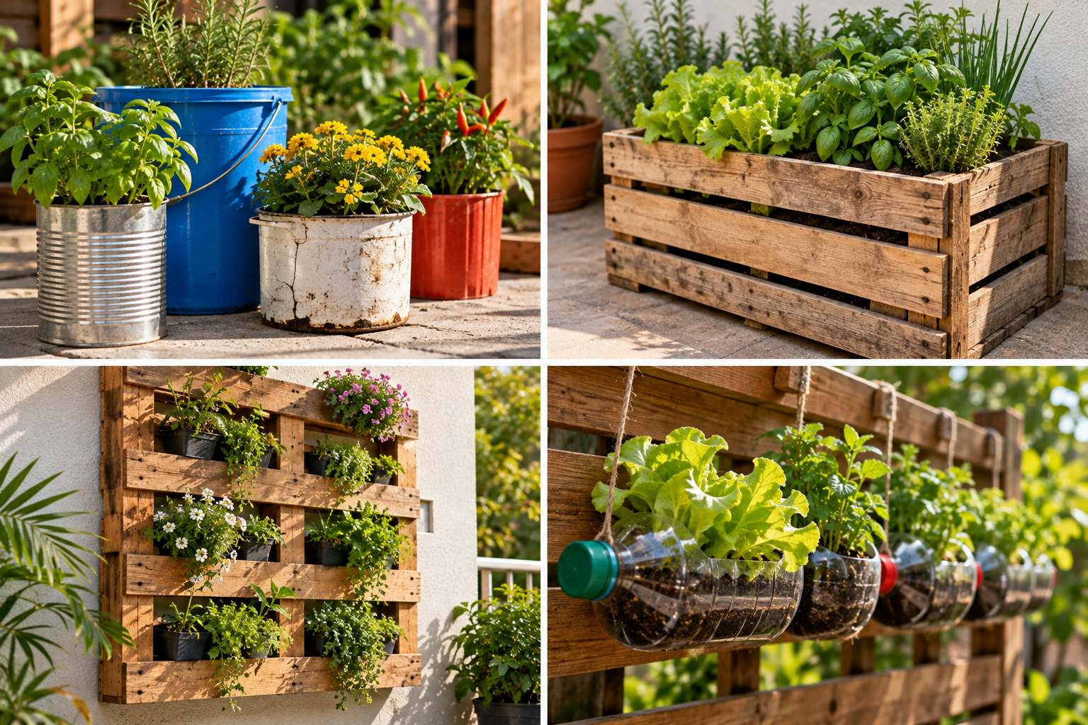 5 Projetos de Jardinagem DIY com Materiais Reutilizados